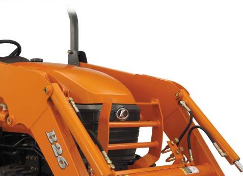 Built specifically for loader and backhoe applications, the B26 features an integrated main frame to ensure durability. Its 26HP engine provides high power and torque rise as well as low noise.