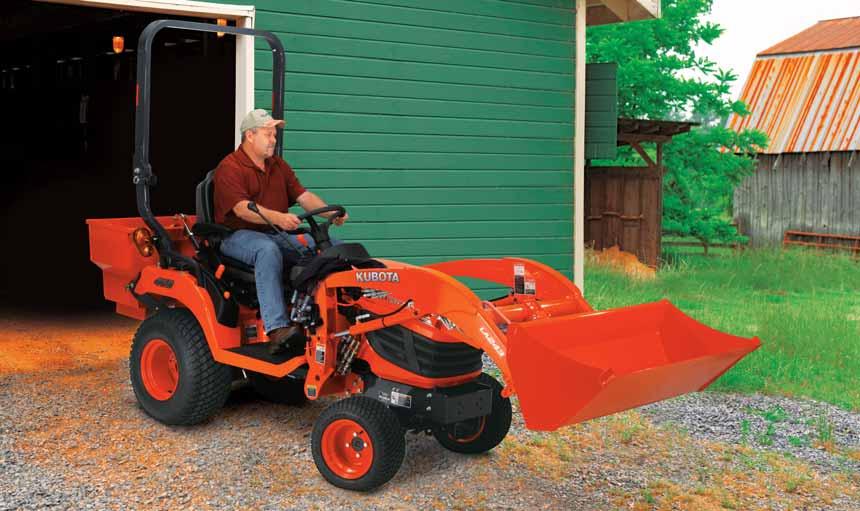 Bring professional functionality to your BX with this rugged and sleek front loader. A.