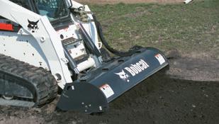 Compress soil after power or water lines have been installed in a yard, golf course or other shallow trench application.