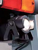 5-8 ton models Power-saving, long-life LED lights are available for the headlights and rear working lights.
