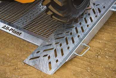 Reinforced anti slip deck ensures that destructive equipment such as rollers will not cause