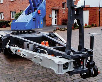 Smooth acceleration of crane functions in any working situation ensures minimum swinging of loads Slack-rope device and winch monitoring system Redundant safety equipment with four CAN Busses, two