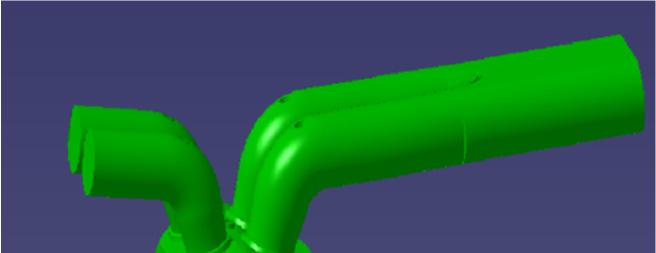 5 1 18 An engine model of closed surface geometry is created which is shown in below fig 9 for the CFD simulation work.
