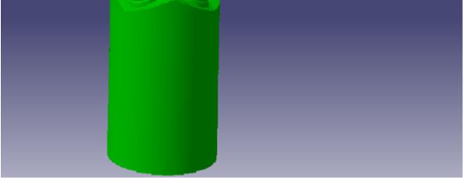While importing this surface geometry file into CFD software there may be loss of surface occur.