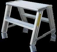 11,0 kg 1,0 m Type 58-100 STEP - Aluminium Step Ladder with flat-rungs Built with specially designed rungs that are
