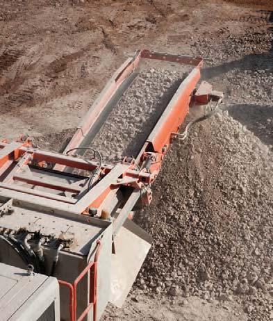 It can operate either independently or in conjunction with other members of the Sandvik product line in recycling or construction applications.