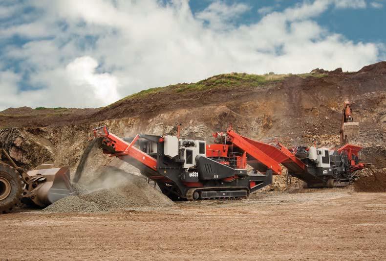 INTRODUCTION Mobile crushing and screening CUSTOMER FOCUSED The Sandvik Q range of mobile crushers, screeners and scalpers provides customer focused solutions whatever the industry and whatever the