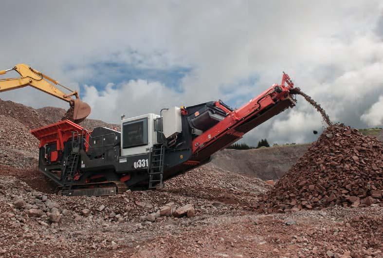 40m / 11 2 (h) WEIGHT 46,860 kg / 103,310 lbs HIGH CAPACITY CRUSHING The QJ331 is the latest development to the mobile jaw crusher range, which is aimed at operators looking for a more economical