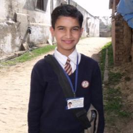 Stories from the Field Priyanshu Sharma, 12, student, resident of Buttla Doulat village.