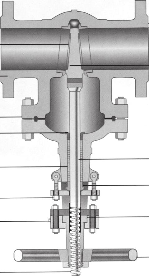Bolted Bonnet Gate Valves Features Full body wedge guides allow correct wedge alignment. Yoke sleeve with bearings reduce torque for easy operation.