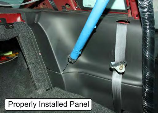 66. Install the remaining bolts for both Main Hoop Mounting Plates and torque to 33 lb-ft.