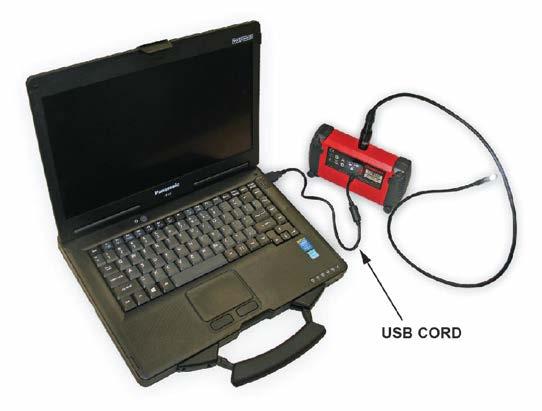 20. After all photos are taken, save them to your computer by connecting the borescope to it using the included USB cable.