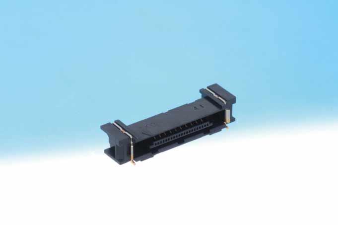 FX15 Series 1mm Pitch Wire-to-oard Connectors supporting LVDS signal Right angle, without shielding (FX15M-**S-.5SH) ±..5±.1.±.5 No.n-1 No.n 6.15±.3 No. No.1 Polarizing mark (5.