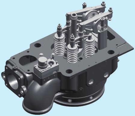 The modularized front end block provides the direct accessibility and the easy maintenance for auxiliary parts.