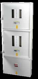 PROTEUS XL68MD KWH2D TP meter Ways (lighting) Split Load Metered Distribution Boards TP meter kwh H (mm) W (mm) D (mm) Ways Meter (power) 4 6 Analogue XL46MA 969 600 132 4 6 Digital XL46MD 969 600