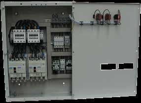 Also incorporated is a mains to standby supply change-over panel with automatic