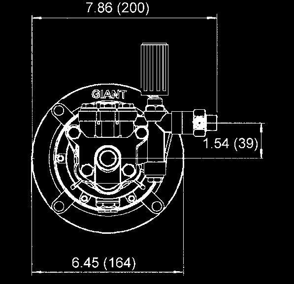 pump for Ex-cell XR Series pressure washers U.S. (Metric) GX2525/ GX2525A* Flow... 2.5 GPM...(9.5 LPM) Pressure...2500 PSI...(172 Bar) Speed...3450 RPM Horsepower:.