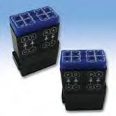 The high density modules accept 1 size contacts in a compact 3x7