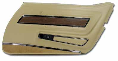 Also includes Door Panel Insert Plate with your choice of Walnut or Teak woodgrain insert. Teak Inserts were original for all 1976 Corvettes.