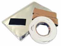 Includes six (6) self-adhesive 2 x 24 Dynamat Damper strips and illustrated instructions. 51977 68-82 AcoustiShield Door Noise Dampening Kit.