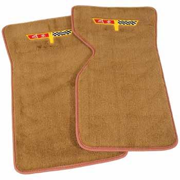 1968-1982 Floor Mats (continued) 1968-1982 Essex Luxury Pile Mats with Embroidered Logo Upgrade from the standard Cut Pile carpeted mats to the denser,