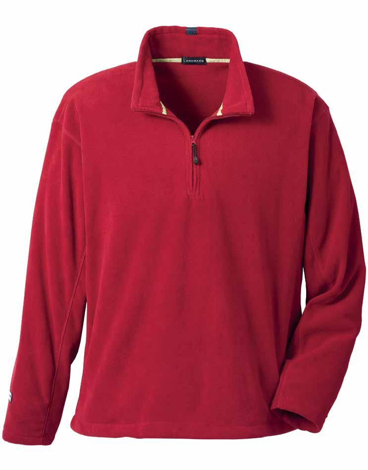lugano microfleece 1/4 zip 18302 Adult 369 Vintage Red NOW $35. 00 WAS $62.