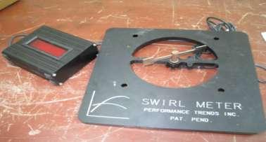 Swirl Meter for Flow Bench Testing Cylinder Heads for Intake Air Motion For years, engine builders have seen heads which flow great on the bench get beat on the dyno and the track by heads with less