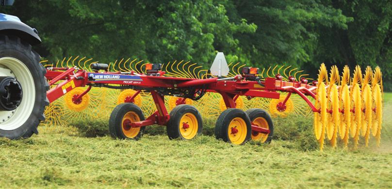 Choice of 55 or 60 raking wheels With ProCart Plus premium rakes, you can opt for