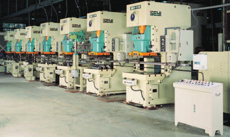 SEYI provides total turn-key transfer system solutions with press machinery and automation designs.