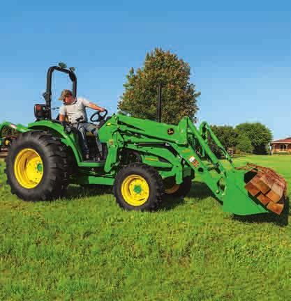 7 eng hp) Cab with Loader 41,002 3 SERIES COMPACT TRACTORS 3025E COMPACT TRACTOR 25 hp, 4WD, Hydrostatic Transmission AS LOW AS 139/MO TRACTOR PACKAGES 4052M (42.