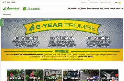 AGRIVISION E QUIPMENT is a 15 location John Deere dealership serving southwest, northwest and southcentral Iowa, northwest Missouri and southeast Nebraska.
