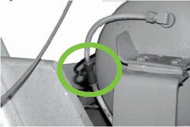 Typical connection is after the trailer protection valve that supplies