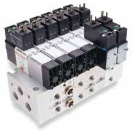 V40/V4 Mini ISO Star Valves x/, / and /, Solenoid and Actuated ISO 407- / VDMA 4 6 Size 8 mm Compact design and high performance Flexible Sub-base system True multipressure system Sandwich regulators