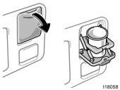 Card holder Tie- down hooks For third seats (left-
