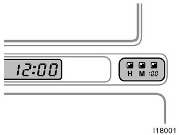 Clock For example, if the :00 button is depressed when the time is between 1:01 1:29, the time will change to 1:00. If the time is between 1:30 1:59, the time will change to 2:00.