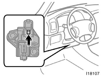 detection sensor located in the footwell of the driver s seat