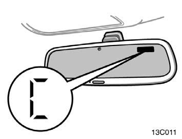 If the direction is displayed several seconds after adjustment, the calibration is finished. CAUTION Do not adjust the display while the vehicle is moving.