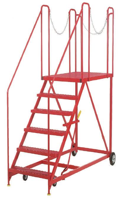 10-15 DAYS 1 YEAR 250 KG Easy-Rise Steps with Truck/ Dock Designed to allow user to descend the steps facing forward with large working top platform makes them ideal for loading and unloading items