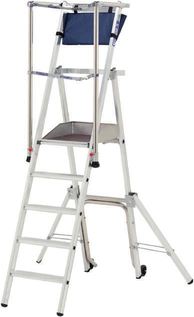 3-5 DAYS 5 YEAR DURACLIMB STEP Raptor The Raptor Podium Step combines the safety and security of a podium step with the convenience of a step ladder.