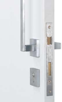 CHOOSE: pull handle and lever style to match matching escutcheon standard 755 Mortice Lock matching levers