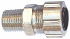 6240-0026 1/2 Plastic Tubing Male Connector with 1/4 NPT is the ideal component for installing Flow Finders at the Central Office Distribution Panel.