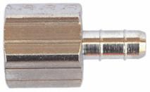 male fitting to a product equipped with a 1/4 female NPT. 6240-0013 Fitting, 1/8 NPT-F to Twin Hose The 1/8 Female Tubing Connector (Part No.