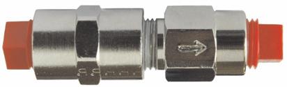 6240-0047) for making a variety of pneumatic plumbing connections. This nipple has a hex surface to accommodate common wrench sizes and simplify installation and removal.