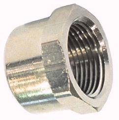 The check valve is supplied with a 1/4 NPT-Female threads on both ends.