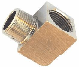 particularly at locations where the pipe needs to be routed around corners, we provide a 3/4 NPT Street L fitting. This fitting is intended to be used with the Part No.