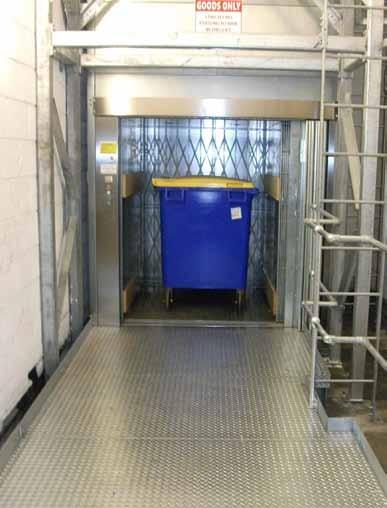 Bespoke Goods Lifts BKG Type: 300.15/43F 300.15/45F 500.15/44F 500.15/46F 500.10/48F Rated Load (kg) 300 300 500 500 500 Speed (mps) 0.15 0.