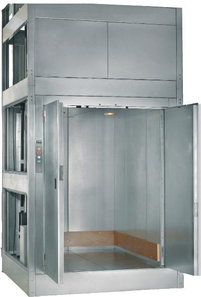 Goodsmover Goods Lifts BKG Type: 500.10/49 500.10/51 750.15/49 750.15/51 750.15/50 750.15/52 1000.15/50 1000.15/52 Rated Load (kg) 500 500 750 750 750 750 1000 1000 Speed (mps) 0.10 0.10 0.15 0.