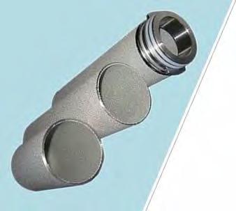 Sintered powder filter element also named metal porous sintered filter is made of titanium or stainless steel powder. It is a new style material for filtering.