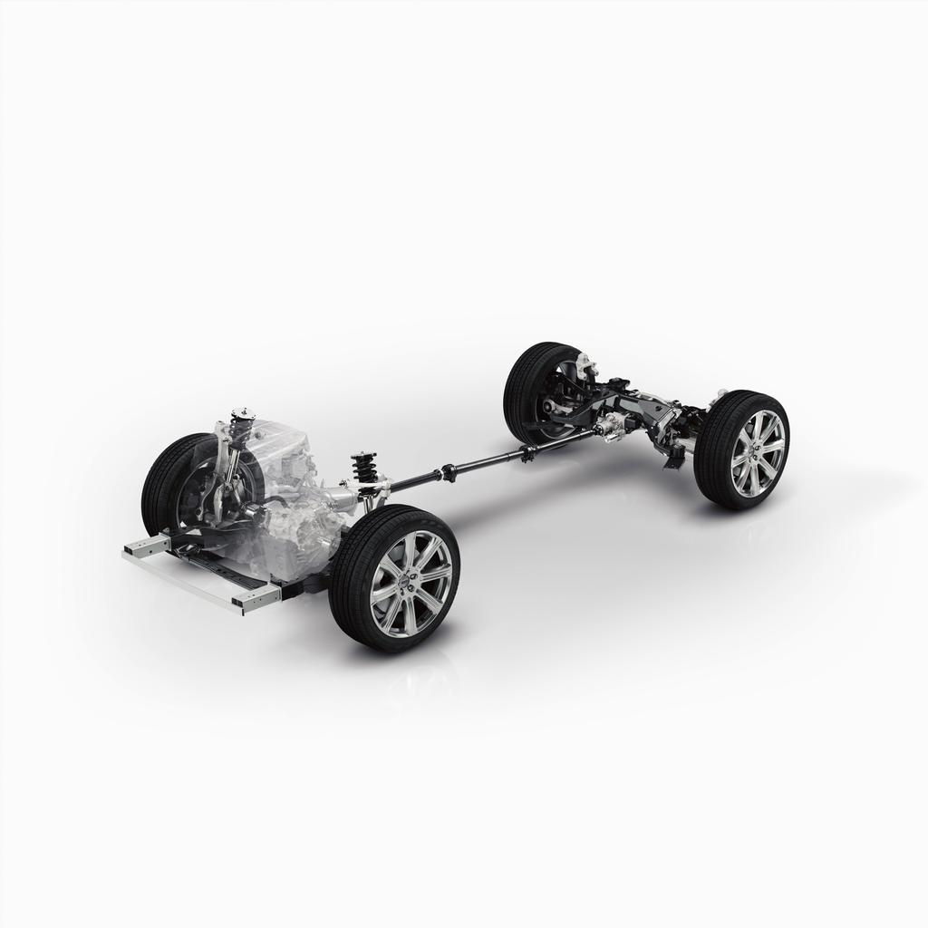 Integral link Rear Axle Volvo s integral link rear axle helps to deliver high levels of grip due to high camber stiffness and precise wheel control.