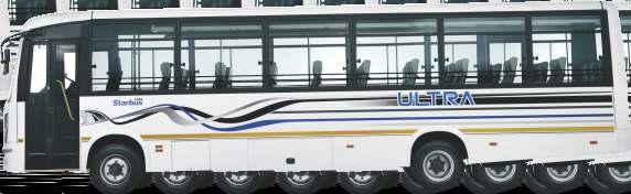 This can be gauged from several features of the bus, such as the GI tubular structure with rings that make it